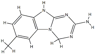 1,3,5-Triazino[1,2-a]benzimidazol-2-amine,1,4-dihydro-7-methyl-(9CI) CAS#: 878633-89-7