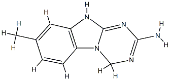 1,3,5-Triazino[1,2-a]benzimidazol-2-amine,1,4-dihydro-8-methyl-(9CI) CAS#: 878633-90-0