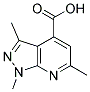 1,3,6-TRIMETHYL-1H-PYRAZOLO[3,4-B]PYRIDINE-4-CARBOXYLIC ACID CAS#: 886503-44-2