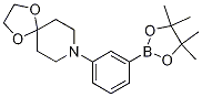 1,4-Dioxa-8-azaspiro[4.5]decane, 8-[3-(4,4,5,5-tetramethyl-1,3,2-dioxaborolan-2-yl)phenyl]- CAS#: 862261-25-4