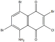 1,4-Naphthoquinone, 5-amino-2,6,8-tribromo-3-chloro- (5CI) CAS#: 872801-07-5
