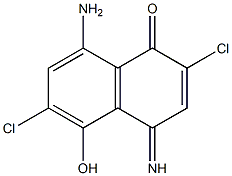 1,4-Naphthoquinone  imine,  8-amino-2,6-dichloro-5-hydroxy-  (5CI) CAS#: 828934-33-4