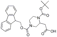 1,4-Piperazinedicarboxylic acid, 2-(carboxyMethyl)-, 1-(1,1-diMethylethyl) 4-(9H-fluoren-9-ylMethyl) ester CAS#: 885949-85-9