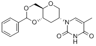 1,5-Anhydro-4,6-O-benzylidene-2,3-dideoxy-2-[5-methyl-1H-pyrimidine-2,4-dione-1-yl]-D-glucitol CAS#: 852235-06-4