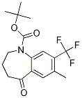 1H-1-Benzazepine-1-carboxylic acid, 2,3,4,5-tetrahydro-7-Methyl-5-oxo-8-(trifluoroMethyl)-, 1,1-diMethylethyl ester CAS#: 872624-59-4