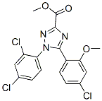 1H-1,2,4-Triazole-3-carboxylic acid,5-(4-chloro-2-methoxyphenyl)-1-(2,4-dichlorophenyl)-,methyl ester CAS#: 871261-01-7