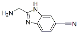 1H-Benzimidazole-6-carbonitrile, 2-(aminomethyl)- CAS#: 878025-51-5