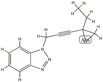 1H-Benzotriazole,1-[3-(2-ethyloxiranyl)-2-propynyl]-(9CI) CAS#: 817207-48-0