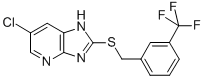 1H-IMIDAZO[4,5-B]PYRIDINE,6-CHLORO-2-[[[3-(TRIFLUOROMETHYL)PHENYL]METHYL]THIO]- CAS#: 861639-21-6