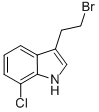 1H-INDOLE,3-(2-BROMOETHYL)-7-CHLORO- CAS#: 863289-25-2