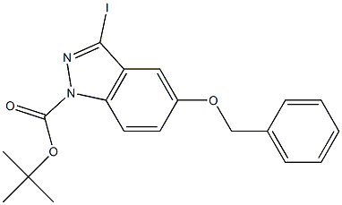 1H-Indazole-1-carboxylic acid, 3-iodo-5-(phenylMethoxy)-, 1,1-diMethylethyl ester CAS#: 854633-04-8