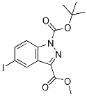 1H-Indazole-1,3-dicarboxylic acid, 5-iodo-, 1-(1,1-diMethylethyl) 3-Methyl ester CAS#: 850363-55-2
