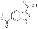 1H-Indazole-3,6-dicarboxylic acid, 6-methyl ester CAS#: 885522-60-1