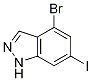 1H-Indazole,4-broMo-6-iodo- CAS#: 885518-97-8