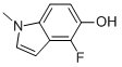 1H-Indol-5-ol,  4-fluoro-1-methyl- CAS#: 879093-15-9
