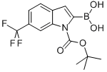 1H-Indole-1-carboxylic acid, 2-borono-6-(trifluoromethyl)-, 1-(1,1-dimethylethyl) ester (9CI) CAS#: 875558-27-3