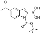 1H-Indole-1-carboxylic acid, 5-acetyl-2-borono-, 1-(1,1-dimethylethyl) ester (9CI) CAS#: 848357-29-9