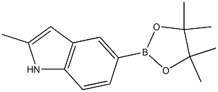 1H-Indole, 2-Methyl-5-(4,4,5,5-tetraMethyl-1,3,2-dioxaborolan-2-yl)- CAS#: 837392-54-8