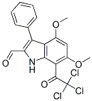 1H-Indole-2-carboxaldehyde,  4,6-dimethoxy-3-phenyl-7-(trichloroacetyl)-  (9CI) CAS#: 869960-14-5
