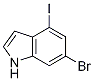 1H-Indole, 6-broMo-4-iodo- CAS#: 885519-17-5