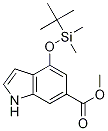 1H-Indole-6-carboxylic acid, 4-[[(1,1-diMethylethyl)diMethylsilyl]oxy]-, Methyl ester CAS#: 885266-75-1