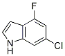 1H-Indole, 6-chloro-4-fluoro- CAS#: 885520-88-7