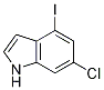 1H-Indole, 6-chloro-4-iodo- CAS#: 885520-46-7