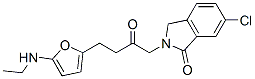 1H-Isoindol-1-one,  6-chloro-2-[4-[5-(ethylamino)-2-furanyl]-2-oxobutyl]-2,3-dihydro- CAS#: 877319-42-1