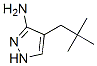1H-Pyrazol-3-amine,  4-(2,2-dimethylpropyl)- CAS#: 864439-18-9