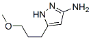 1H-Pyrazol-3-amine,  5-(3-methoxypropyl)- CAS#: 884343-74-2