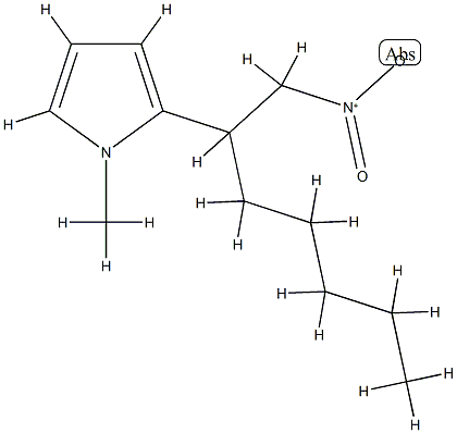 1H-Pyrrole,1-methyl-2-[1-(nitromethyl)hexyl]-(9CI) CAS#: 820232-97-1