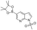 1H-Pyrrolo[2,3-b]pyridine, 1-(methylsulfonyl)-5-(4,4,5,5-tetramethyl-1,3,2-dioxaborolan-2-yl)- CAS#: 849068-22-0