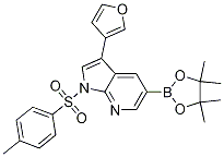 1H-Pyrrolo[2,3-b]pyridine, 3-(3-furanyl)-1-[(4-Methylphenyl)sulfonyl]-5-(4,4,5,5-tetraMethyl-1,3,2-dioxaborolan-2-yl)- CAS#: 875639-27-3