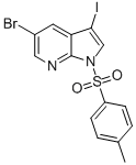 1H-Pyrrolo[2,3-b]pyridine, 5-bromo-3-iodo-1-[(4-methylphenyl)sulfonyl]- CAS#: 875639-15-9