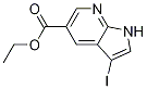 1H-Pyrrolo[2,3-b]pyridine-5-carboxylic acid, 3-iodo-, ethyl ester CAS#: 864681-19-6