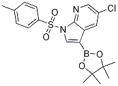 1H-Pyrrolo[2,3-b]pyridine, 5-chloro-1-[(4-Methylphenyl)sulfonyl]-3-(4,4,5,5-tetraMethyl-1,3,2-dioxaborolan-2-yl) CAS#: 866546-11-4