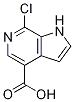 1H-Pyrrolo[2,3-c]pyridine-4-carboxylic acid, 7-chloro- CAS#: 871819-31-7