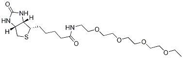 1H-Thieno[3,4-d]iMidazole-4-pentanaMide, hexahydro-2-oxo-N-3,6,9,12-tetraoxatetradec-1-yl-, (3aS,4S,6aR)- CAS#: 875773-88-9