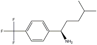 (1R)-4-Methyl-1-[4-(trifluoromethyl)phenyl]pentylamine CAS#: 884603-39-8