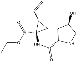 (1R,2S)-1-[(2S,4R)-(4-hydroxy-pyrrolidine-2-carbonyl)-amino]-2-vinyl-cyclopropanecarboxylic acid ethyl ester CAS#: 862119-83-3