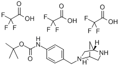 (1S,4S)-(+)-[4-(2,5-DIAZA-BICYCLO[2.2.1]HEPT-2-YLMETHYL)-PHENYL]-CARBAMIC ACID TERT-BUTYL ESTER 2CF3COOH CAS#: 845866-71-9