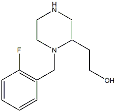 2-[1-(2-Fluorobenzyl)-2-piperazinyl]ethanol CAS#: 819802-28-3