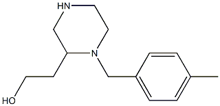 2-[1-(4-methylbenzyl)-2-piperazinyl]ethanol CAS#: 878451-73-1