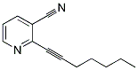 2-(1-HEPTYNYL)NICOTINONITRILE CAS#: 885949-68-8