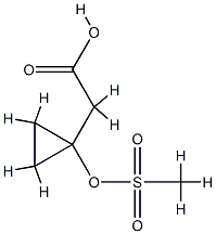 2-(1-(Methylsulfonyloxy)cyclopropyl)acetic acid CAS#: 832142-14-0