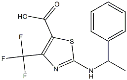 2-[(1-phenylethyl)amino]-4-(trifluoromethyl)-1,3-thiazole-5-carboxylic acid CAS#: 886503-01-1