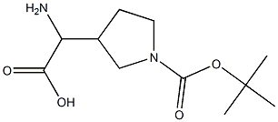 2-(1-(tert-butoxycarbonyl)pyrrolidin-3-yl)-2-aminoacetic acid CAS#: 862372-68-7