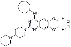 2-[1,4'-Bipiperidin]-1'-yl-N-cycloheptyl-6,7-dimethoxy-4-quinazolinaminedihydrochloride CAS#: 864289-85-0