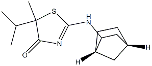 2-((1S,4R)-bicyclo[2.2.1]heptan-2-ylaMino)-5-isopropyl-5-Methylthiazol-4(5H)-one CAS#: 870708-16-0