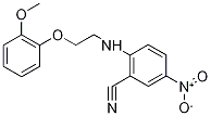 2-{[2-(2-methoxyphenoxy)ethyl]amino}-5-nitrobenzonitrile CAS#: 852385-27-4